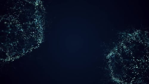 Abstrakter schöner geometrischer Hintergrund mit beweglichen Punkten