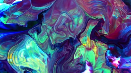 Textura abstracta colorida de ondas líquidas sacras 157