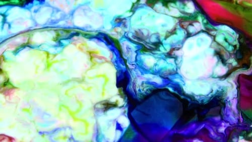 Farbige Oberfläche, bewegte flüssige Farbe, künstlerische Textur