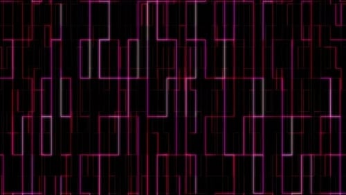 Colorful Digital Abstract Background Animation 4K