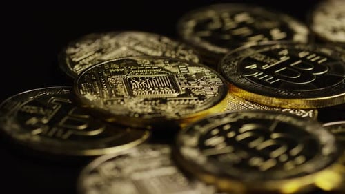 Plan rotatif de Bitcoins (cryptomonnaie numérique)