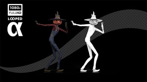 Halloween Vogelscheuche - Samba-Tanz Ver.1