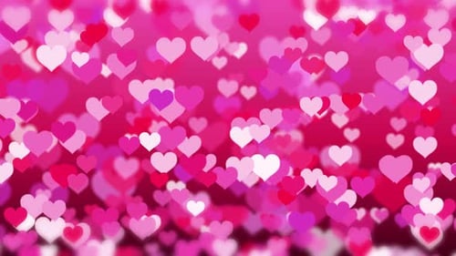 Happy Valentines Hearts Background