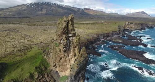 Amazing lava formations at Snaefellsnes peninsula, Iceland