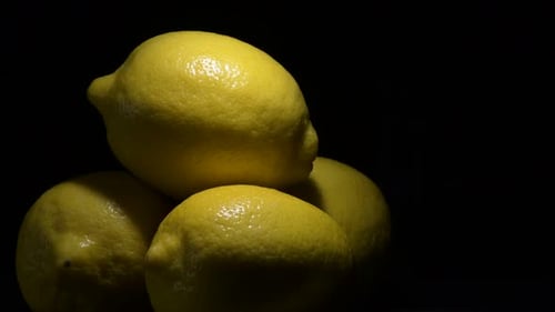 Mountain of Fresh Lemons Fruit