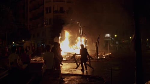 Fête du feu à Valence, Espagne