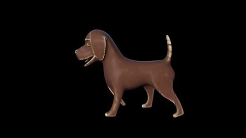Wood Toy Dog Walk