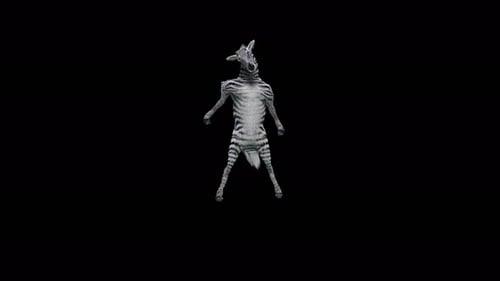 Dancing 3D Zebra Character Animation
