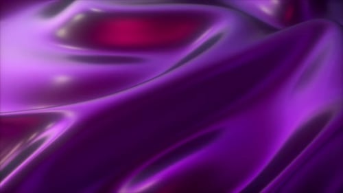 Glossy Fluid Waves Abstract Background Animation Loop