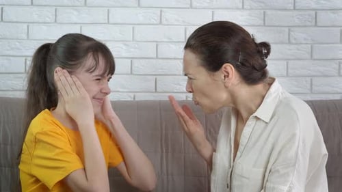 Disagreement with a teenage child.