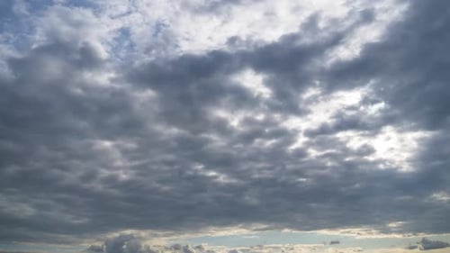 Time Lapse of Clouds in Blue Sky