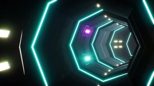 Túnel ciberespacial 4K Loop 02