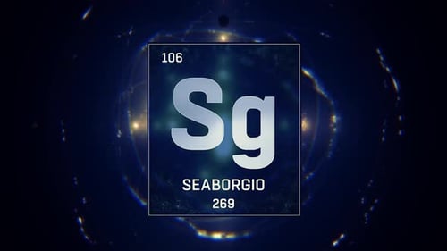 Futuristic Animated Periodic Table Element Reveal