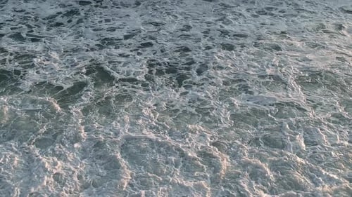 Background Textured Sea Storm aerial view 4 K