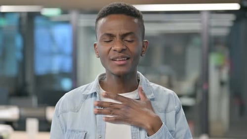 Young Adult Talking in an Office Setting