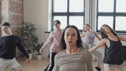 Young People Dancing Vogue
