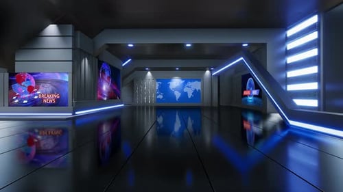 Virtual Studio Set B724