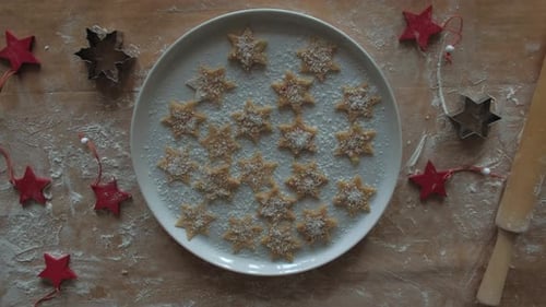 Traditional homemade christmas dessert