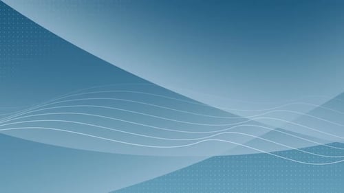 Animated Abstract Blue Wavy Lines Corporate Background Loop