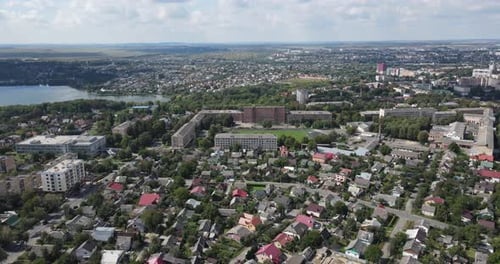 Residential Area And Its Infrastructure From A Bird's Eye View