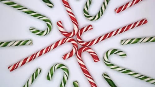 Christmas candy cane caramels
