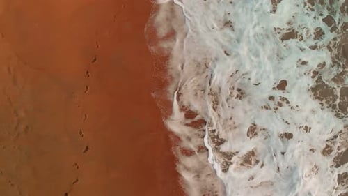 Leerer Meerblick von oben