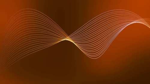 Abstract Flowing Lines Wave Motion Background