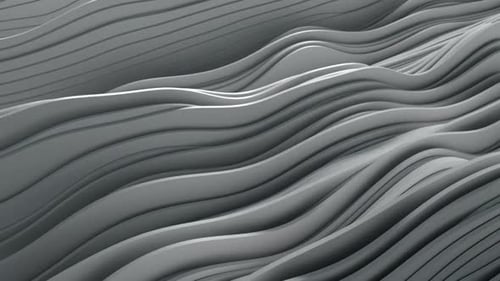 Abstract Flowing Wave Lines Seamless Loop Background