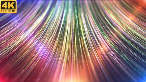Abstract Colorful Light Streaks Loop Background