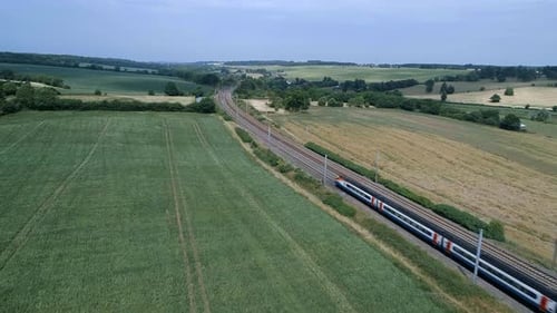 Fast Train in the Country