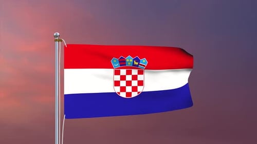 Croatia Flag 4k