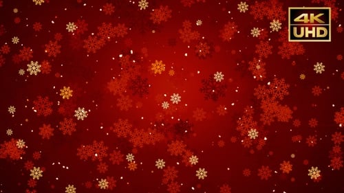 Red Christmas Flakes