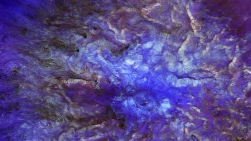Abstract Swirls of Purple, Blue, and Black