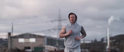 Runner in a Field