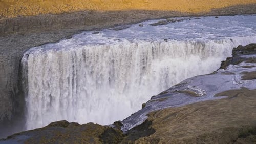 Dettifoss Waterfall. Iceland