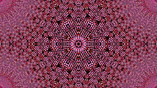 gradient wave with stripes, color red light dots shining round shape in the middle as background