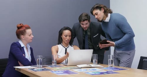 Business Team Meeting in Conference Room