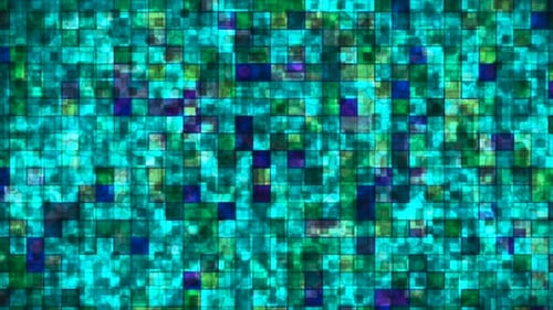 Dynamic Abstract Tiled Background Animation with Shifting Colors