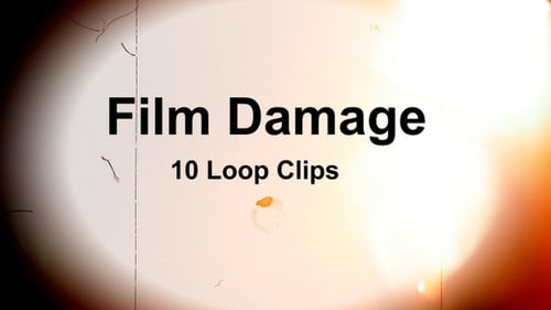 Vintage Film Damage Overlays Pack for Retro Video Effects