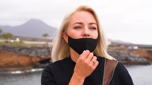 Blond Girl Breathing