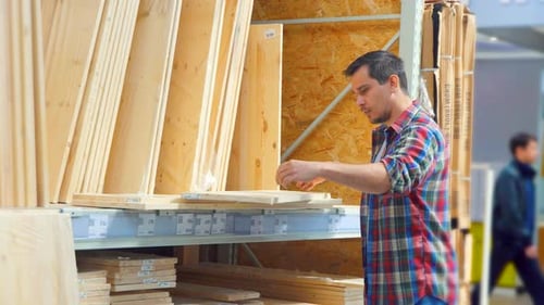 Man in Hardware Store