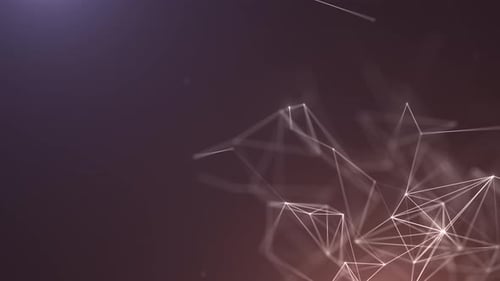 Modern Abstract Plexus Network Background Animation