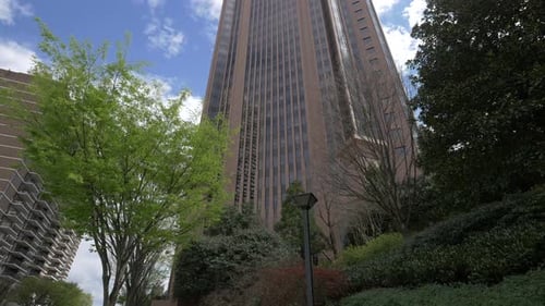 Tilt up view of a skyscraper