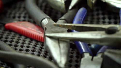 Old Tool Box Close Up