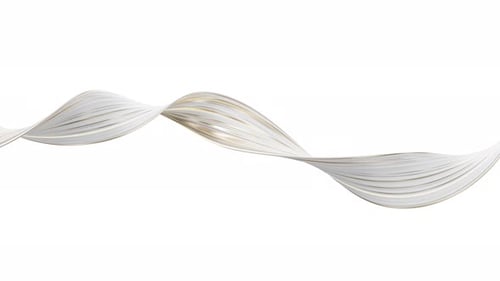 Abstract loop flowing curve lines with alpha