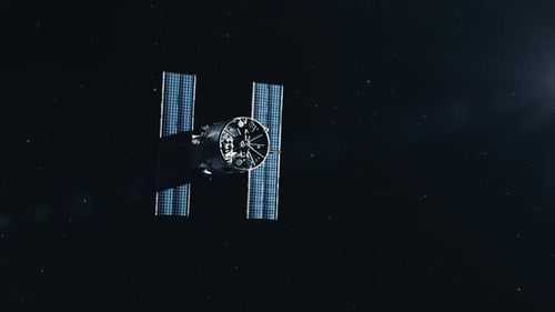 Realistic Communication Satellite Orbiting in Deep Space