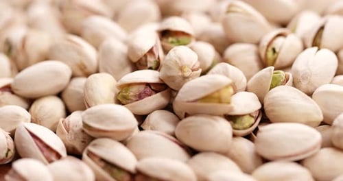 Pile of Delicious Pistachios in Shells