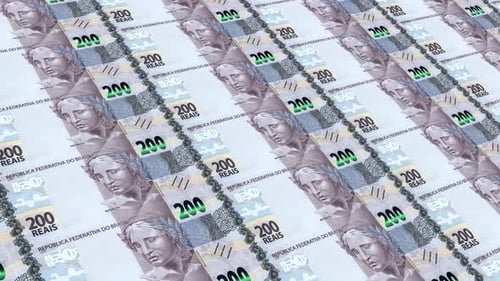 Brazil Money / 200 Brazilian Real 4K