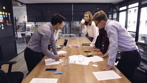 Business People Working At Office