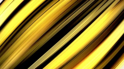 Golden Fluid Lines Abstract Motion Background Loop